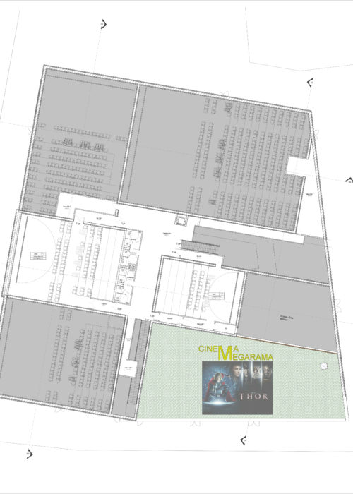 Z:GIVORS - MEGARAMA - Construction d'un cinéma multiplexe de 7