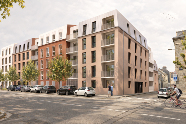 Vue rue Aristide Briand_8 Ral 7006 PCM Vue rue Aristide Briand_8 Ral 7006 PCM