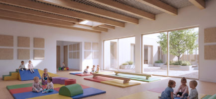 Perspective d'étude salle de motricité