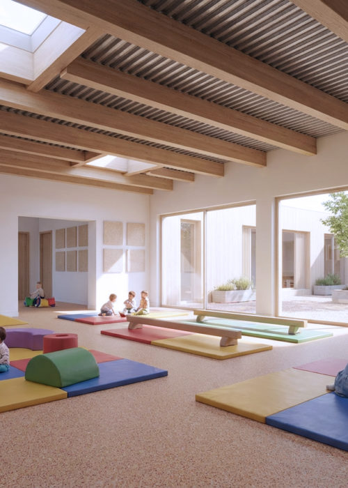 Perspective d'étude salle de motricité